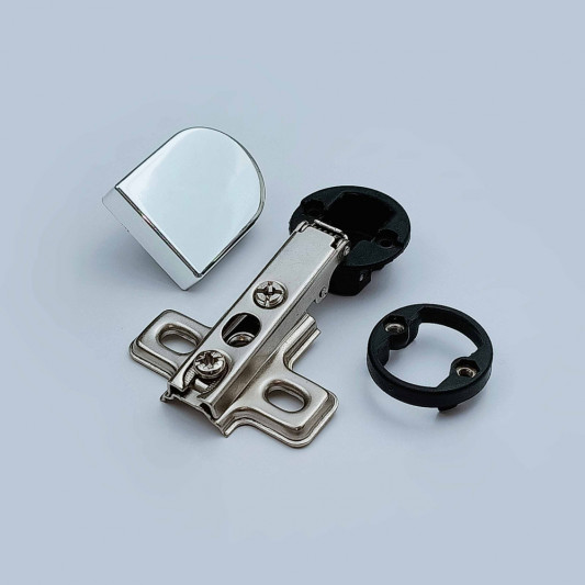 Петля для стекла накладная - 0