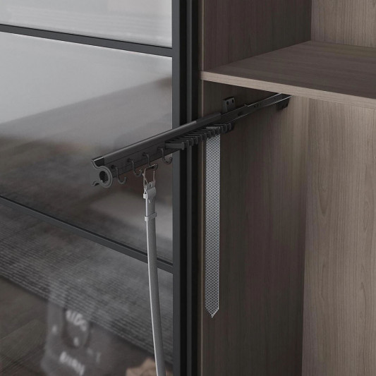 Тримач Starax краваток та ременів (85×460×90) сірий S-6544-A - 0