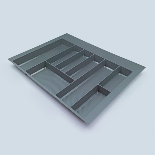 Лоток для столових приладів 700 (590-650x422-490) Rejs MAX 2,0 mm графіт - 0