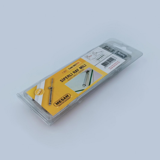 Полкодержатель потайной Mesan 12×145 для стекла 6-8 мм - 1