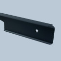 Стыковочная планка на столешницу угловая 600×38 Egger R-03 черная - 0