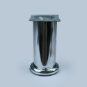 Ножка мебельная T-120 Ø50 H=120 хром - 0