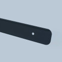 Накладка на столешницу 600×28 U-образная правая R-08/10 черная - 0