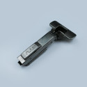 Петля GTV накладная с доводчиком, прямая планка 3D Clip-on H=0 BLACK - 0