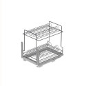 Карго Starax 300 2-х рівневе з сіткою для тарілок нижнього кріплення з доводчиком хром S-2110-С - 1