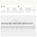 Ручка GTV PILLAR 320 cтруктурное светлое золото - 1